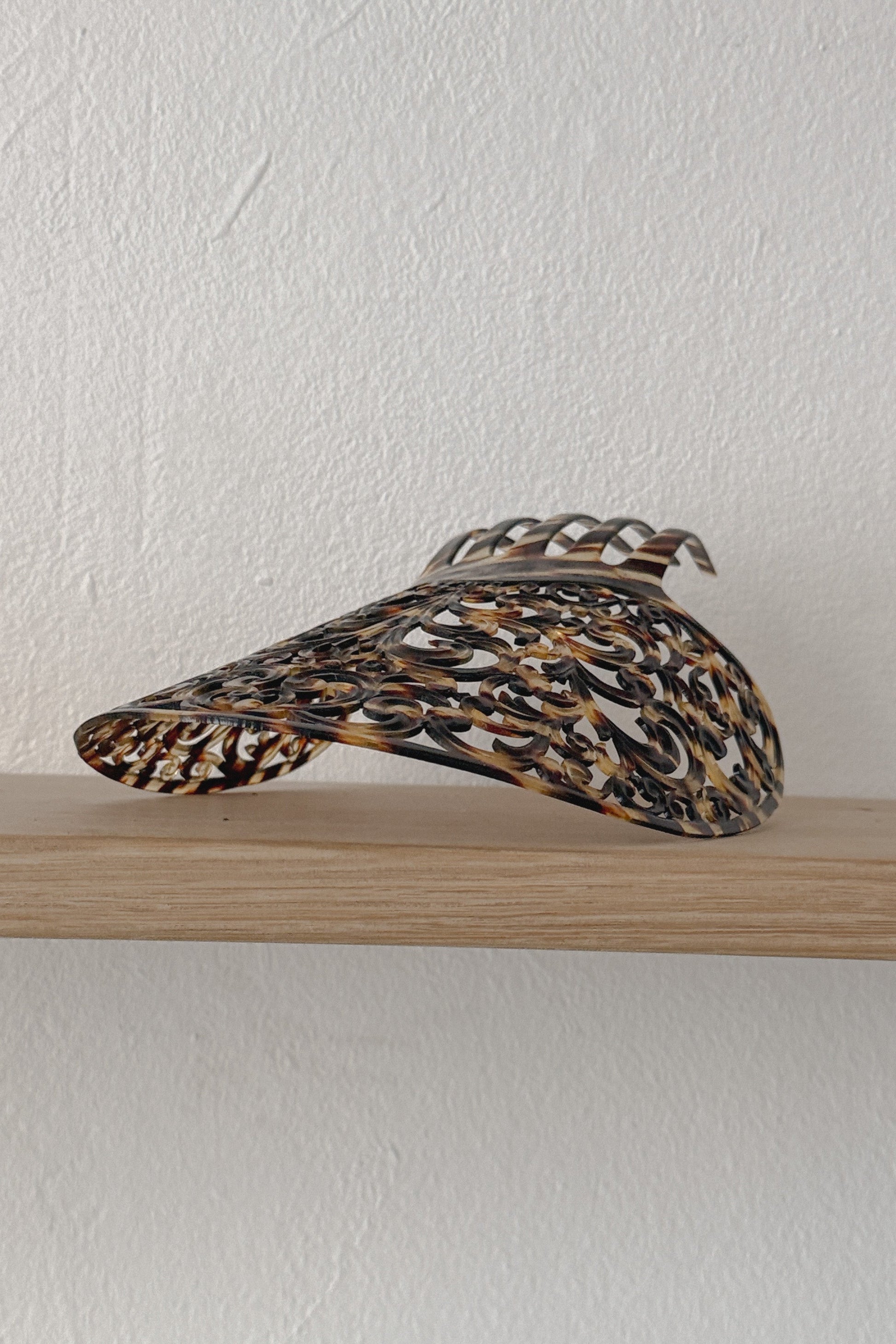 Large Vintage Tortoiseshell Floral Hair Claw, WILDE Copenhagen