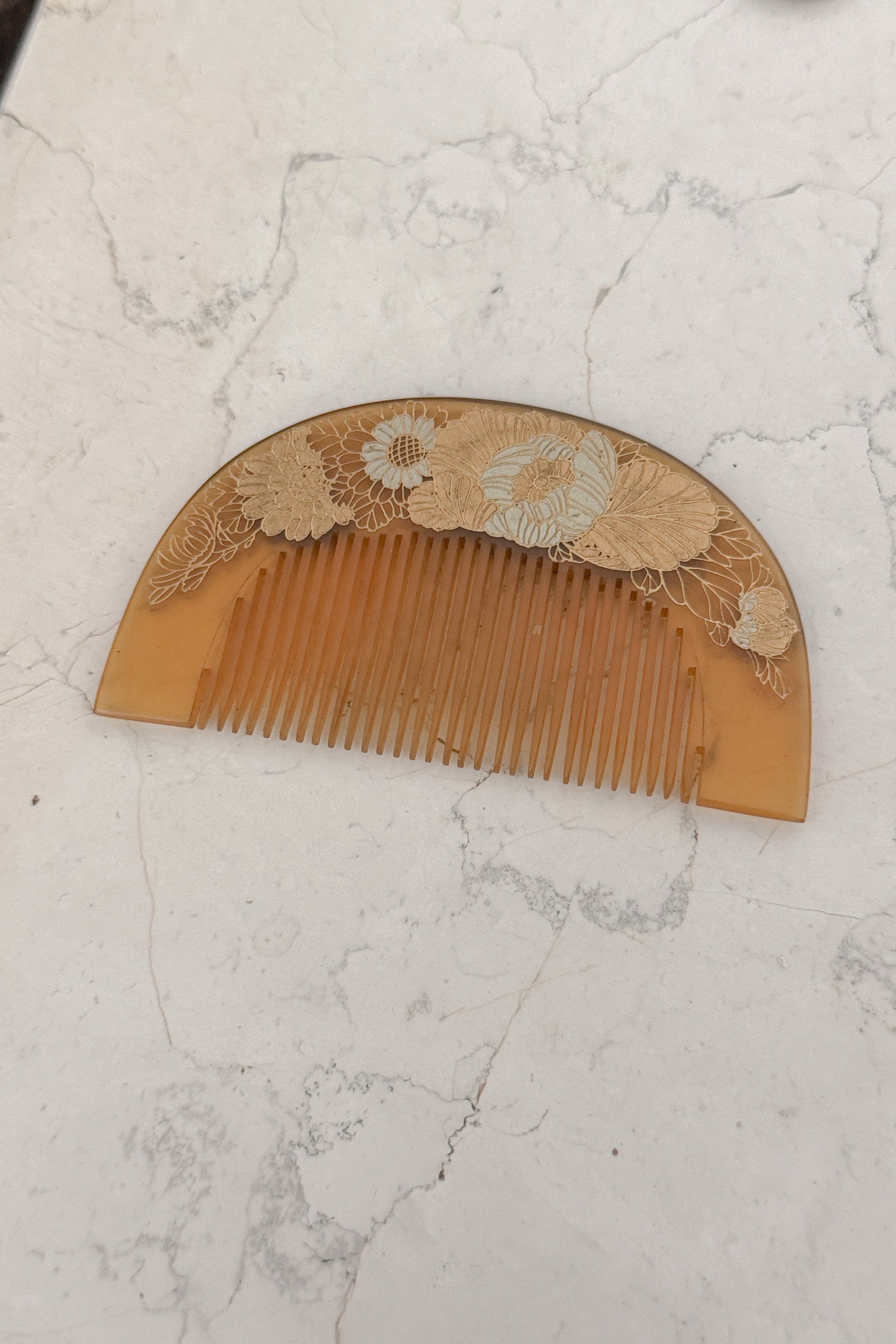 Antique Japanese Kushi Kanzashi Hair Comb, WILDE Copenhagen