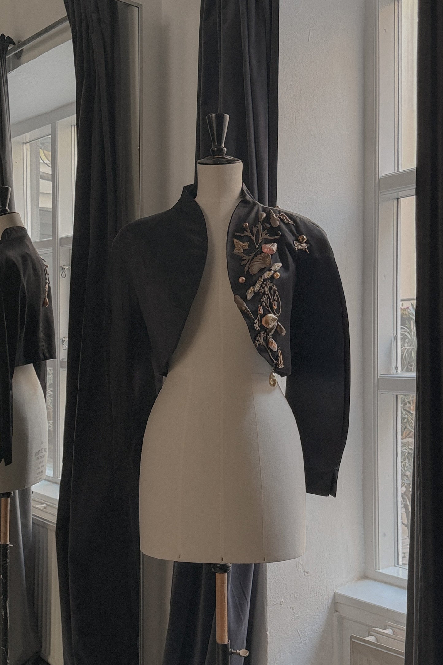 Yves Saint Laurent Embellished Silk Bolero Jacket - WILDE, Copenhagen