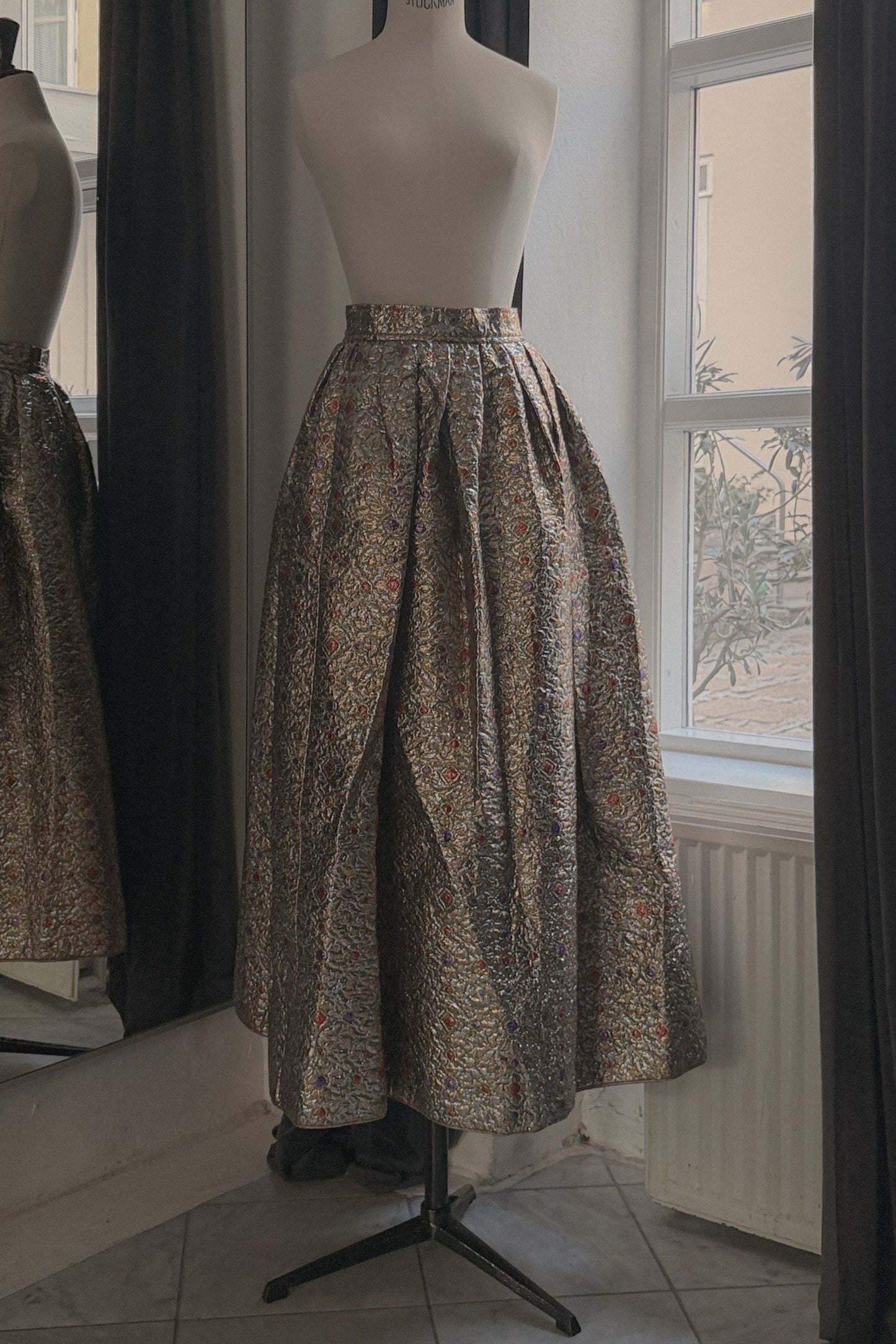 Yves Saint Laurent Archival Brocade Skirt  Rive Gauche FW 83 Scandale - Wilde Copenhagen