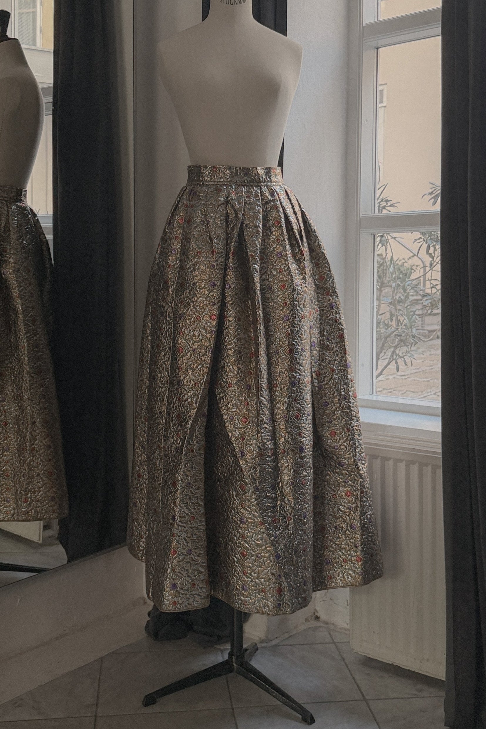 Yves Saint Laurent Archival Brocade Skirt  Rive Gauche FW 83 Scandale - Wilde Copenhagen