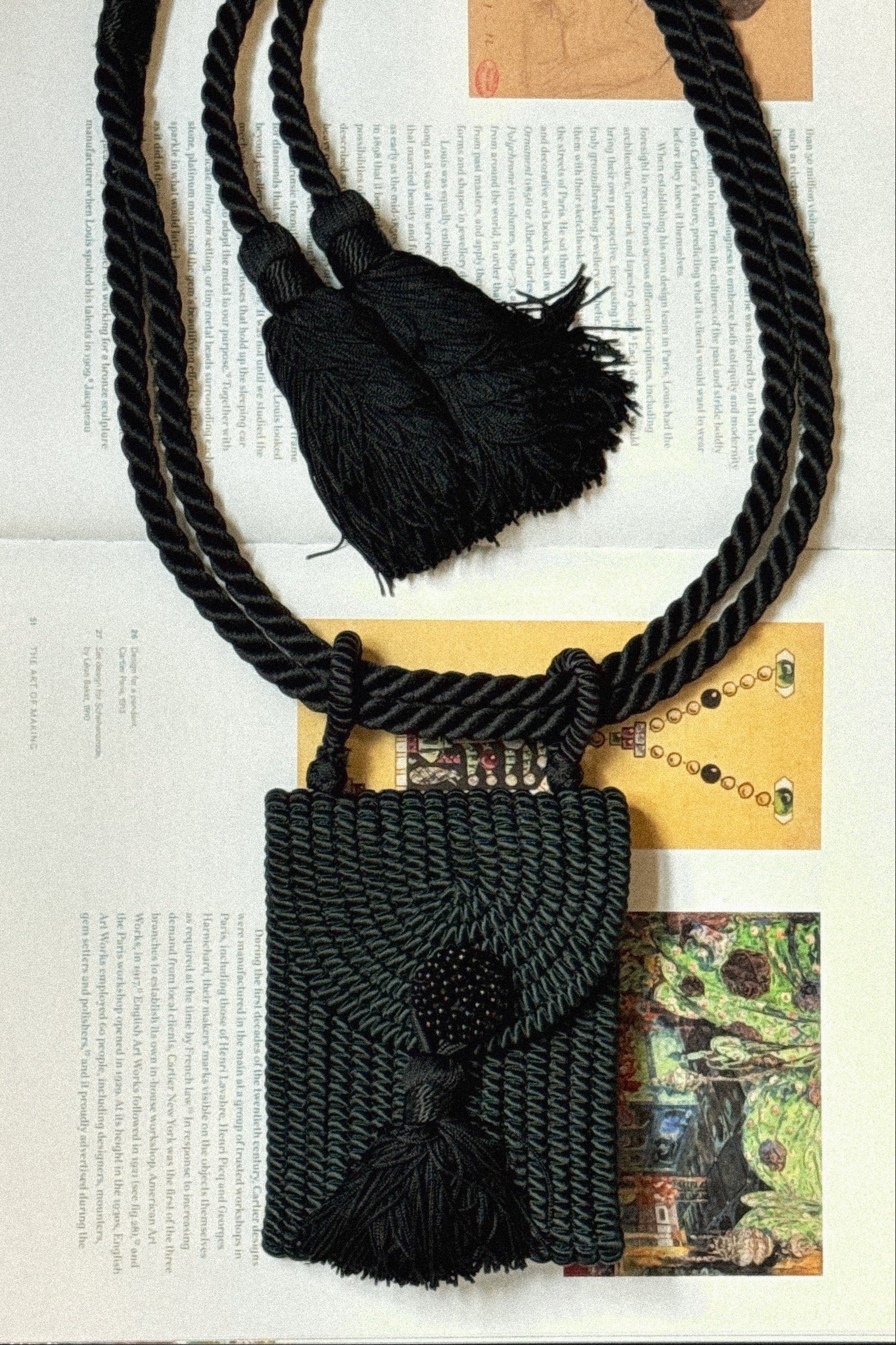 Yves Saint Laurent Archival Rope Tassel Bag – Rive Gauche