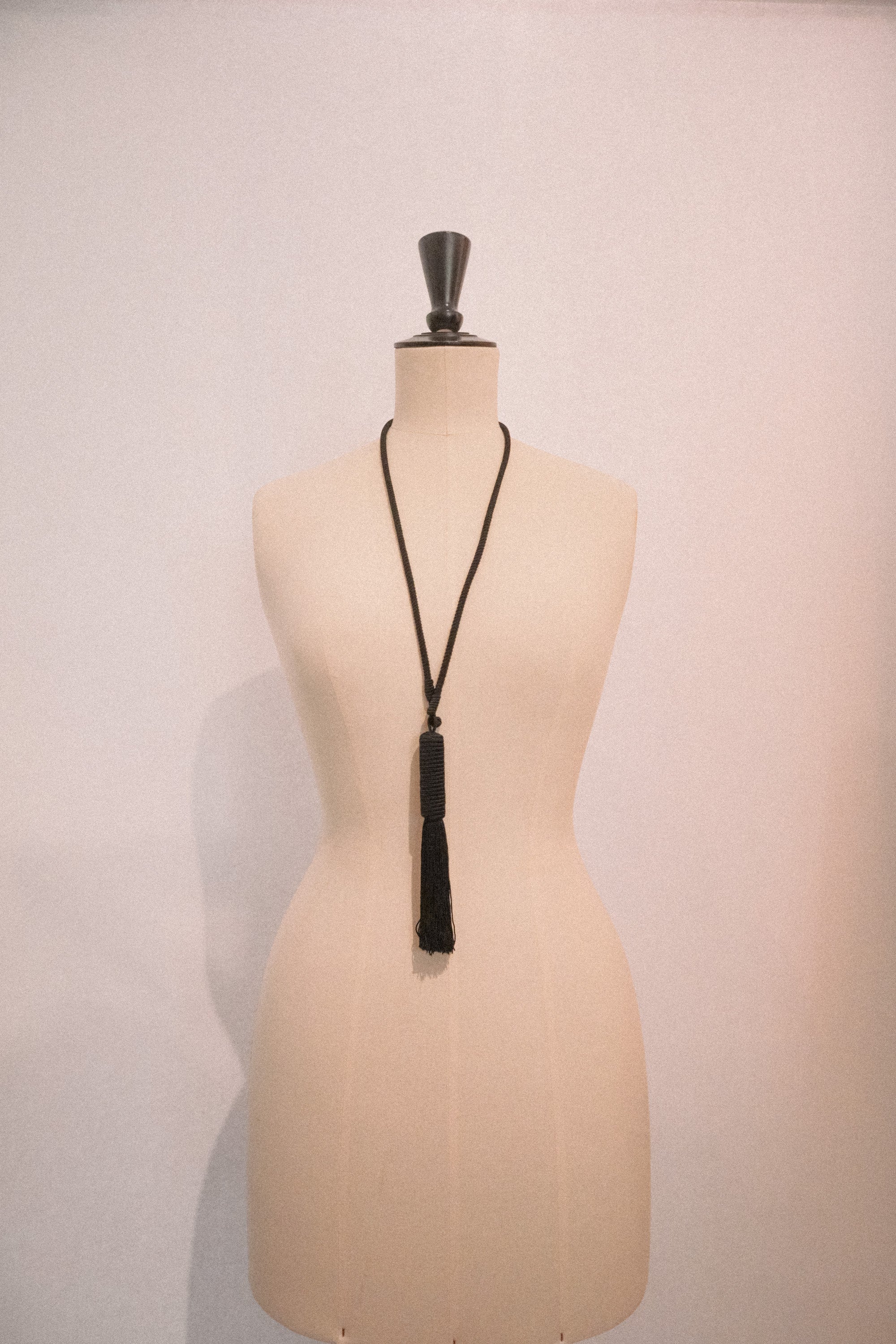Yves Saint Laurent Tassel Rope Necklace