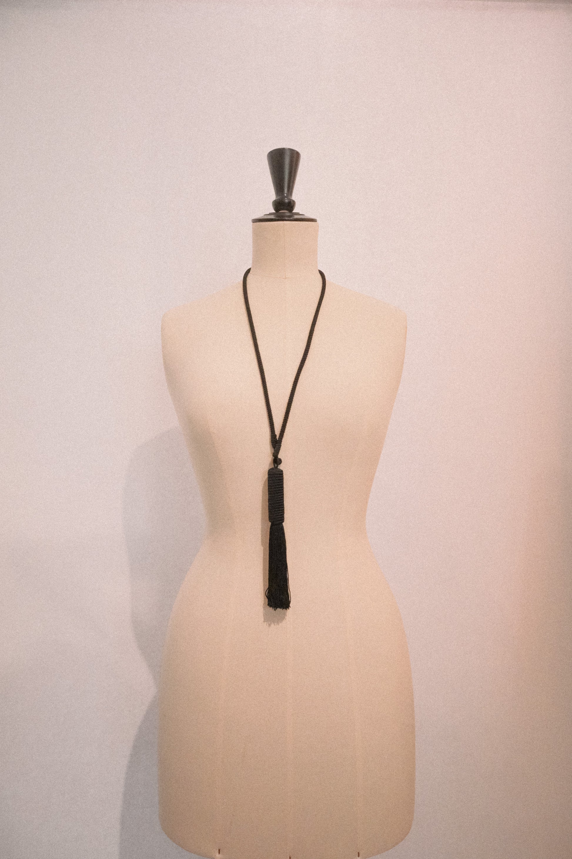 Yves Saint Laurent Tassel Rope Necklace