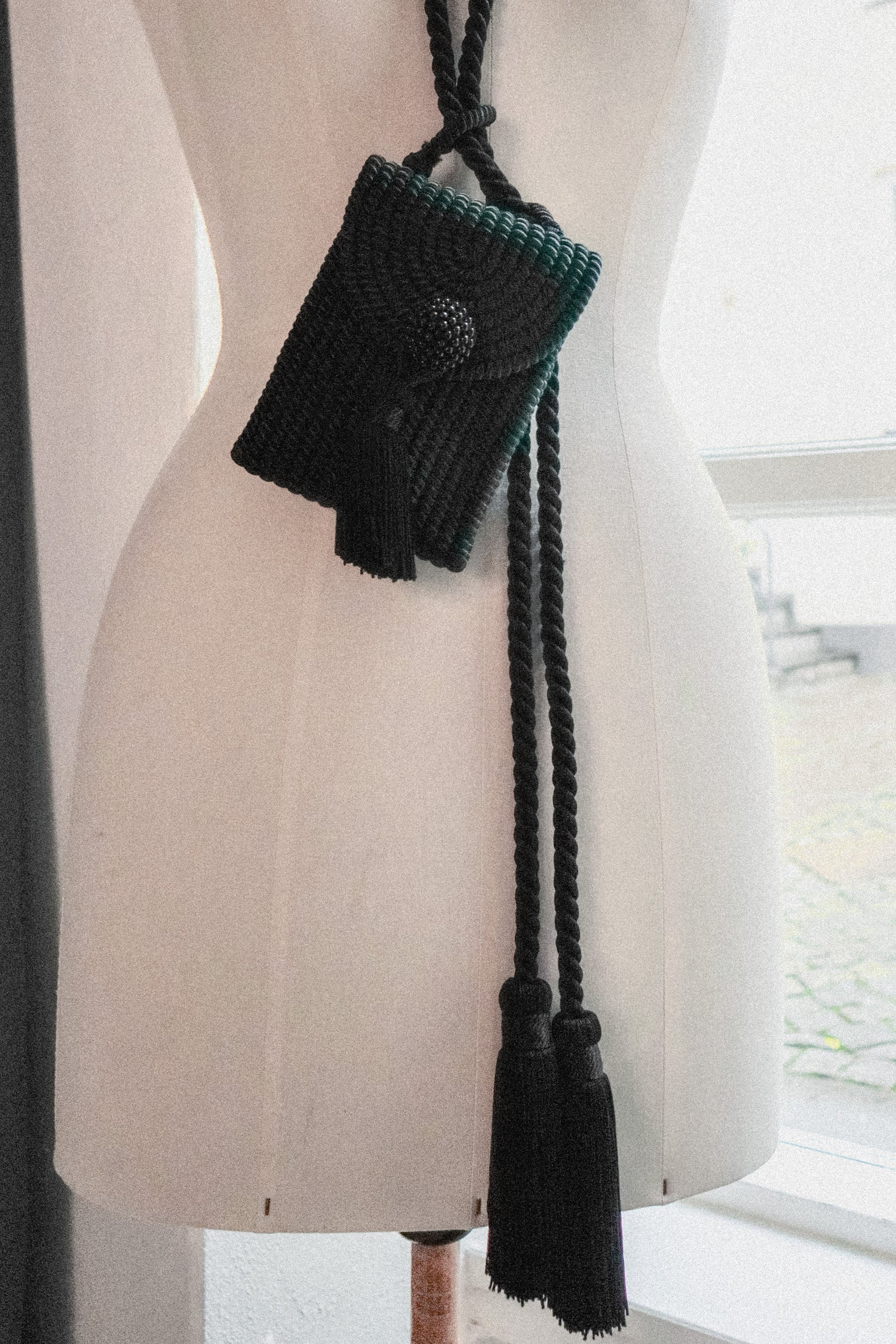 Yves Saint Laurent Archival Rope Tassel Bag – Rive Gauche