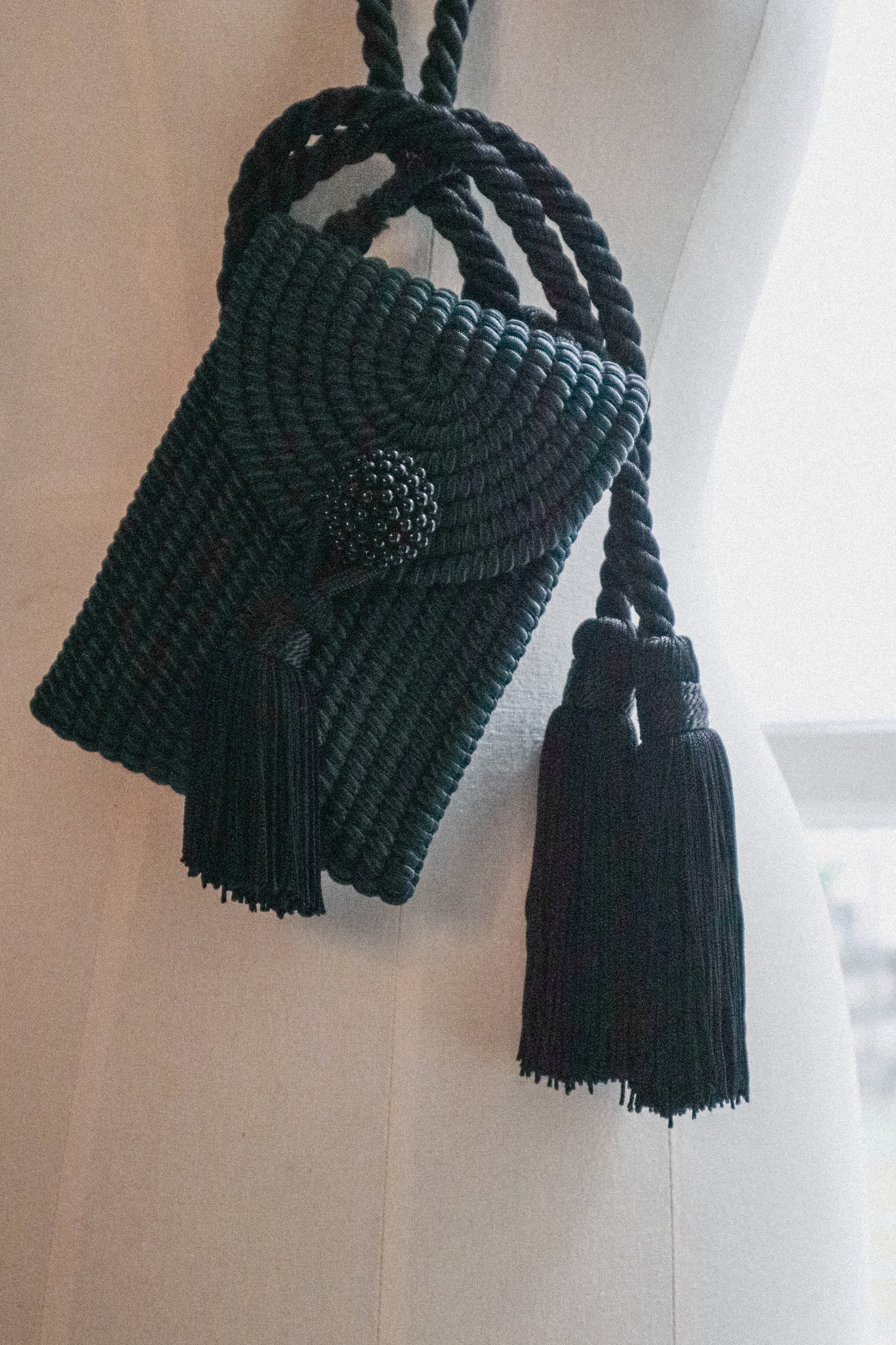 Yves Saint Laurent Archival Rope Tassel Bag – Rive Gauche