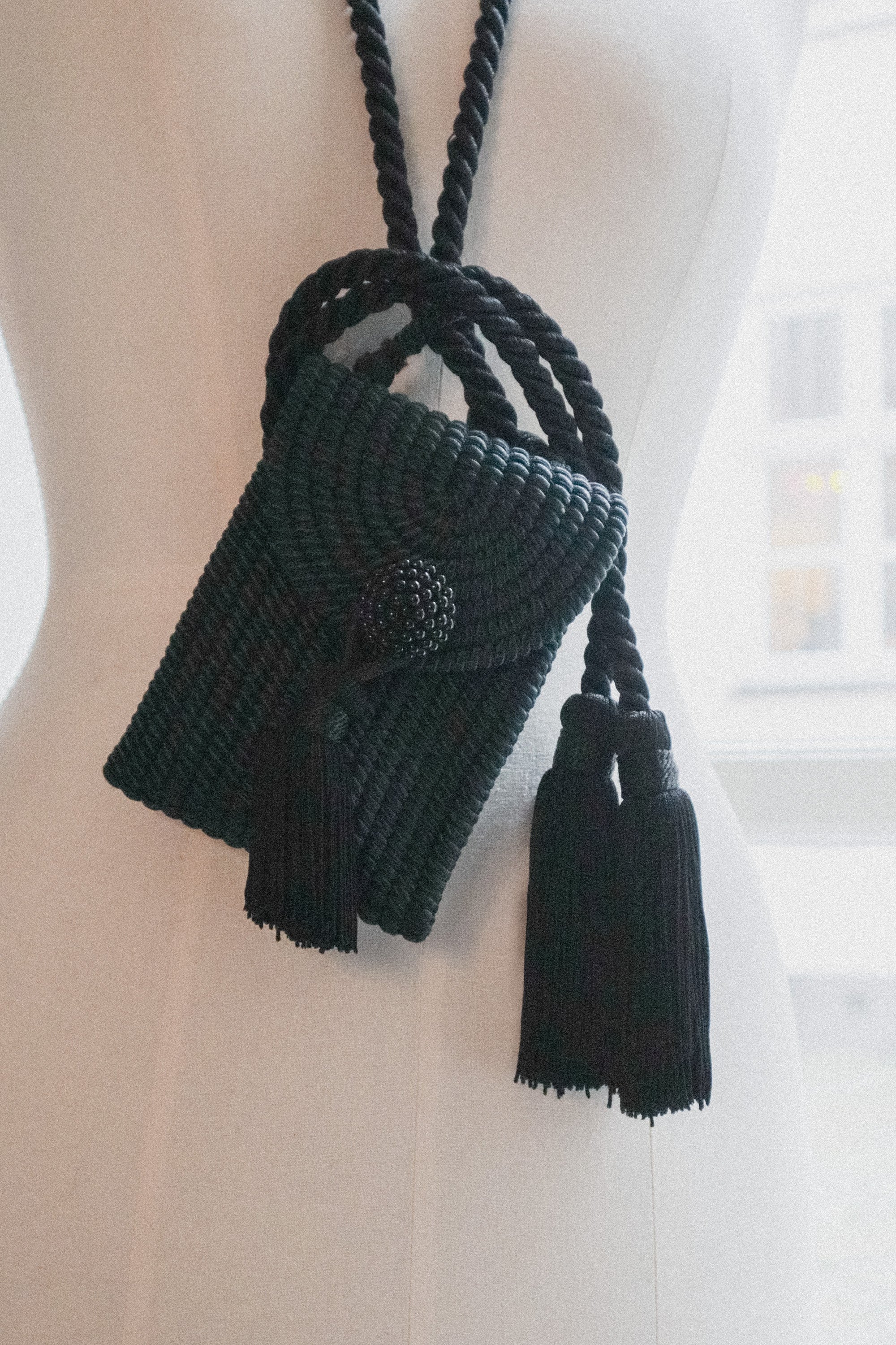 Yves Saint Laurent Archival Rope Tassel Bag – Rive Gauche