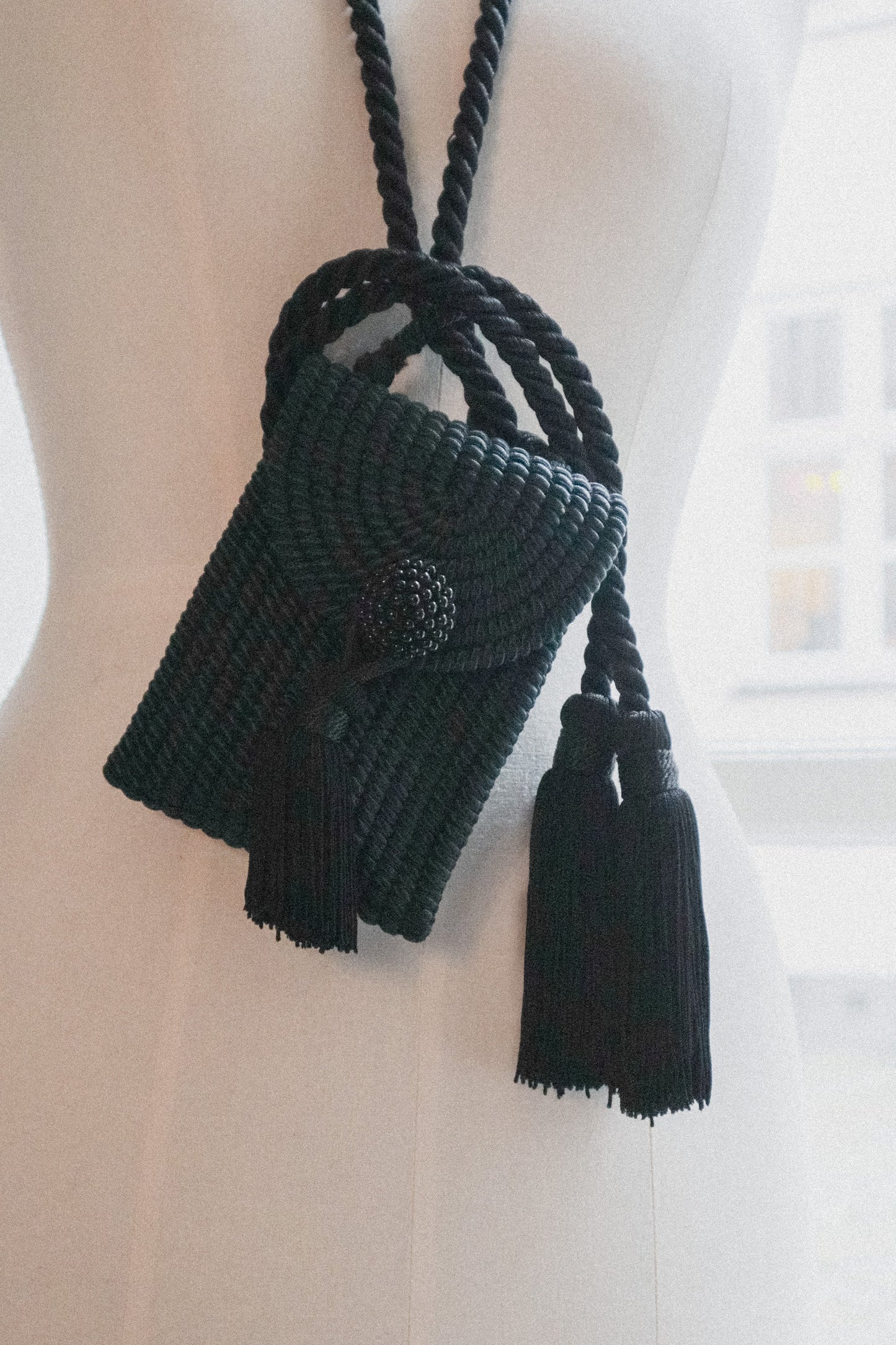 Yves Saint Laurent Archival Rope Tassel Bag – Rive Gauche