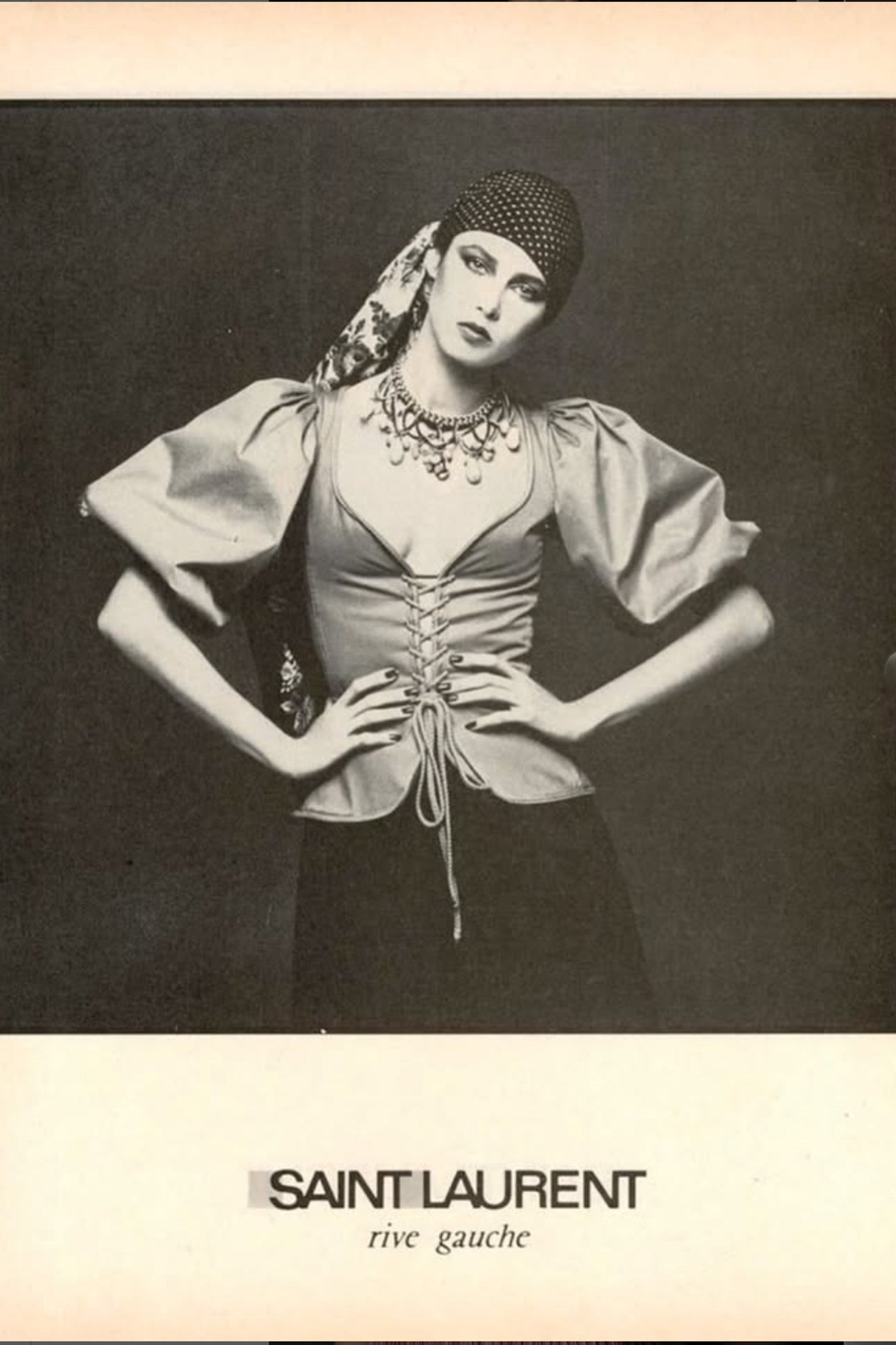 Yves Saint Laurent Rive Gauche Archive Bodice Skirt Set