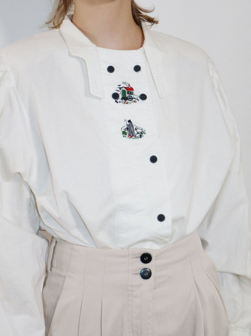 Austrian embroidered blouse - WILDE