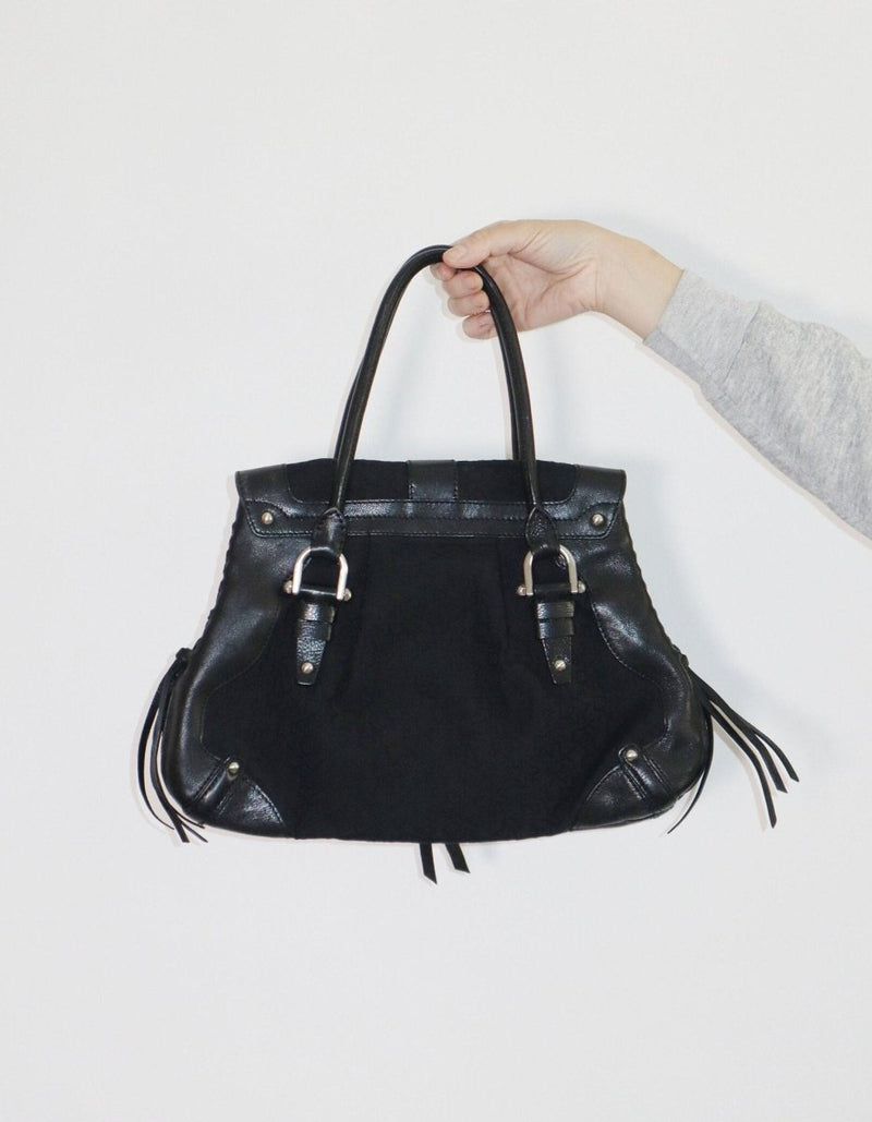 Black DKNY leather handbag - WILDE