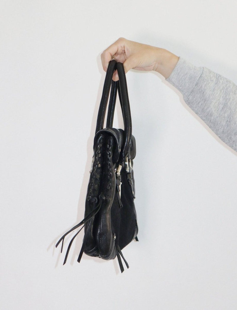 Black DKNY leather handbag - WILDE