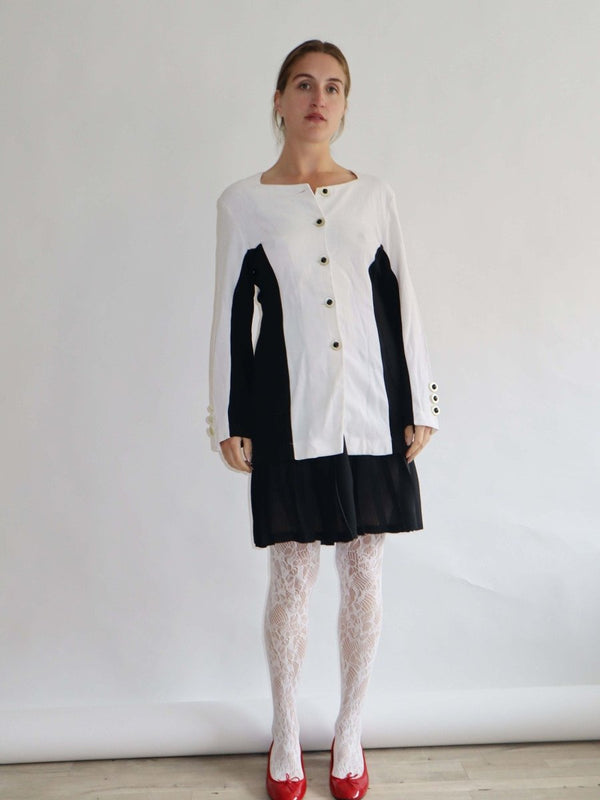 Black white skirt set - WILDE