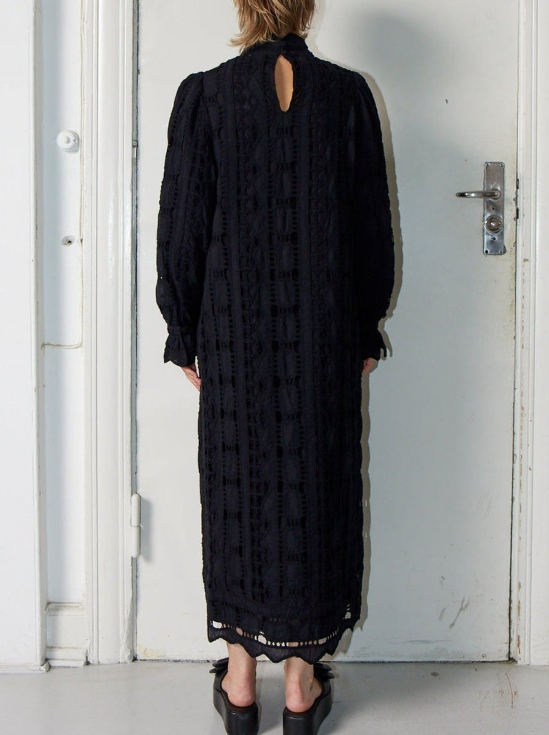 By Malene Birger black crochet dress - WILDE