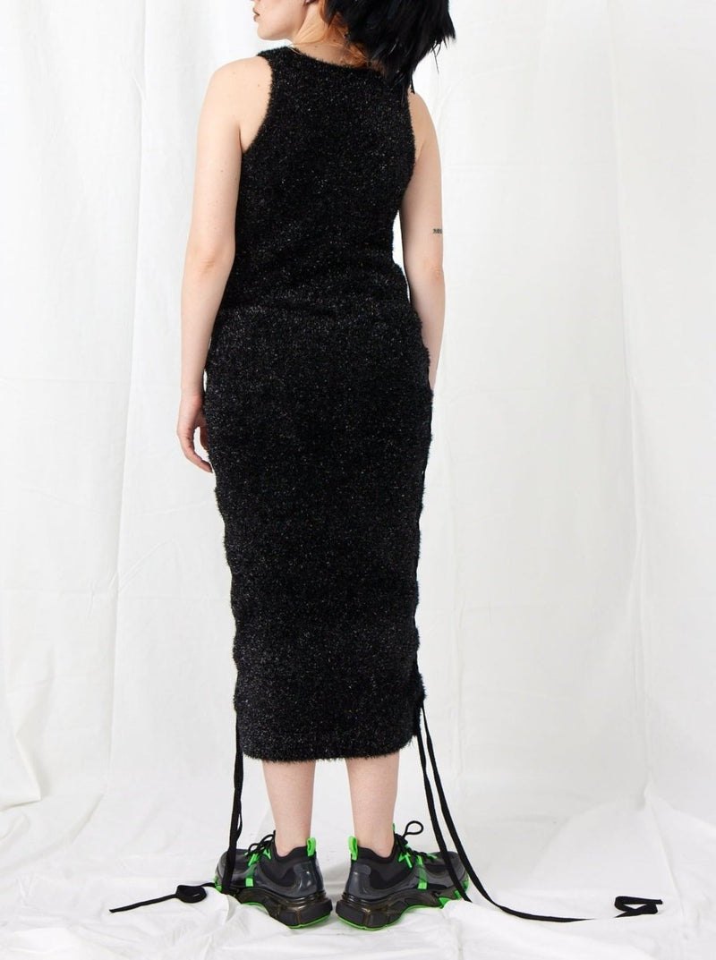 By Malene Birger black fluffy dress - WILDE