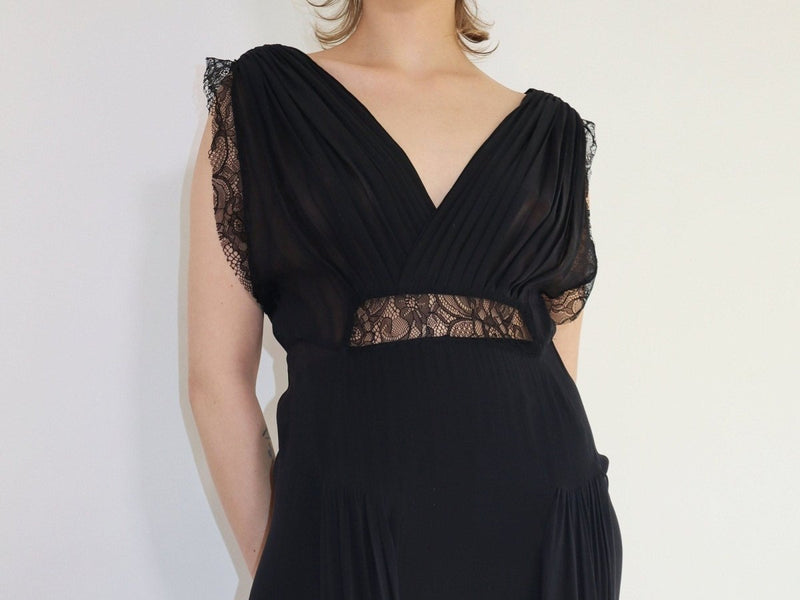 By Malene Birger sheer black lace dress - WILDE