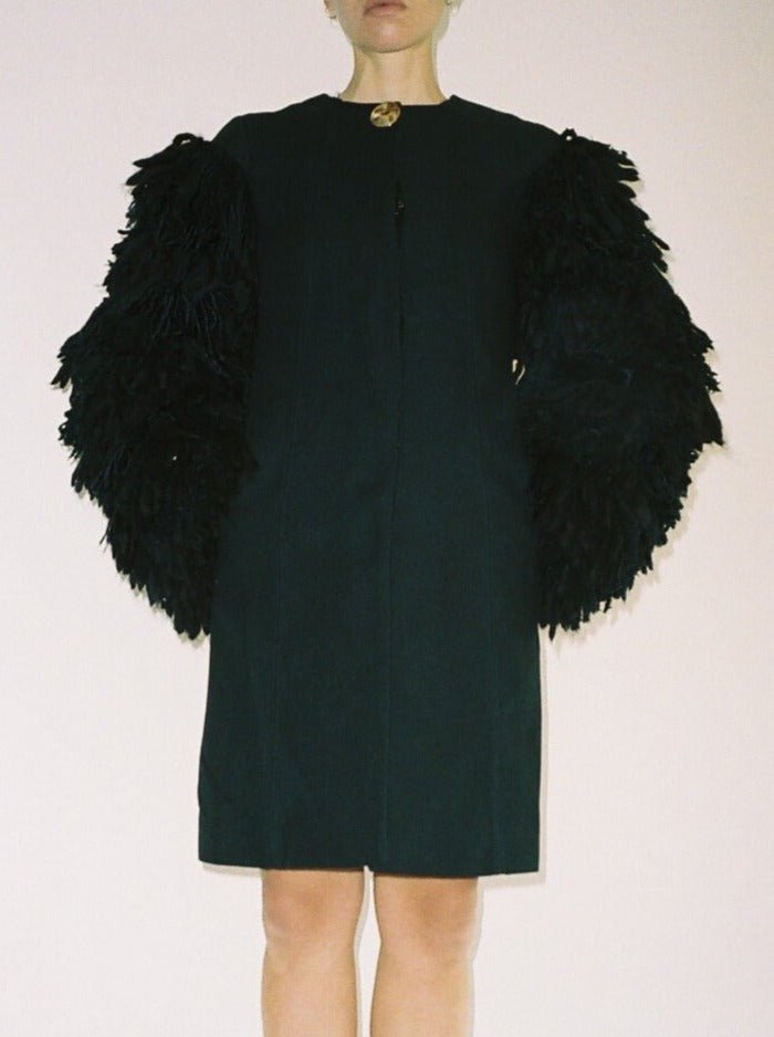 By Malene Birger statement black wool coat - WILDE