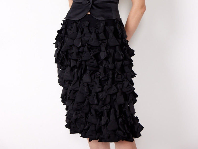 By Malene Birger Salon black bow skirt - WILDE
