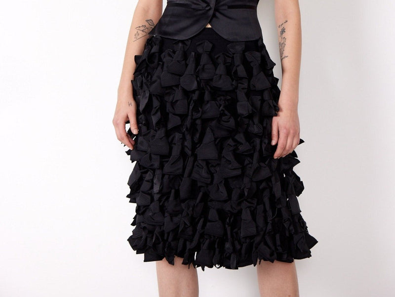 By Malene Birger Salon black bow skirt - WILDE