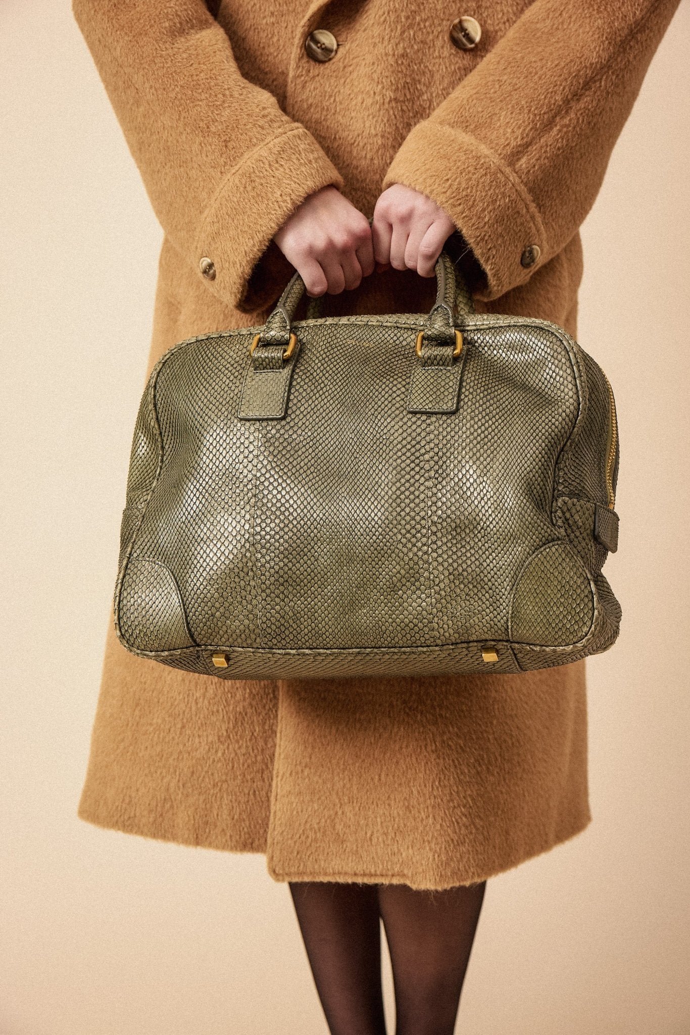 Celine Python Leather Bag - Old Celine Luxury | WILDE