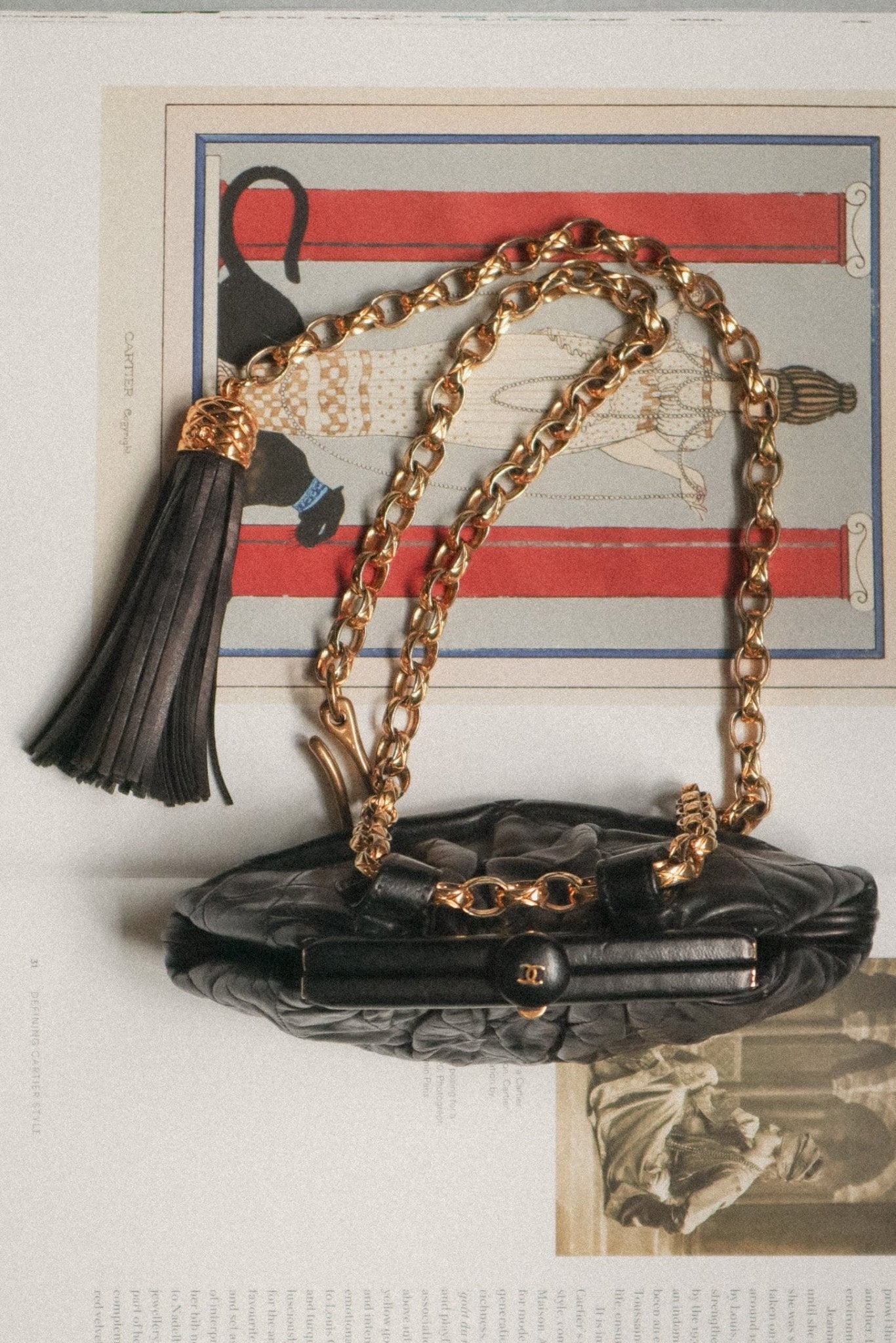 Vintage Chanel Bijoux Chain Belt Bag