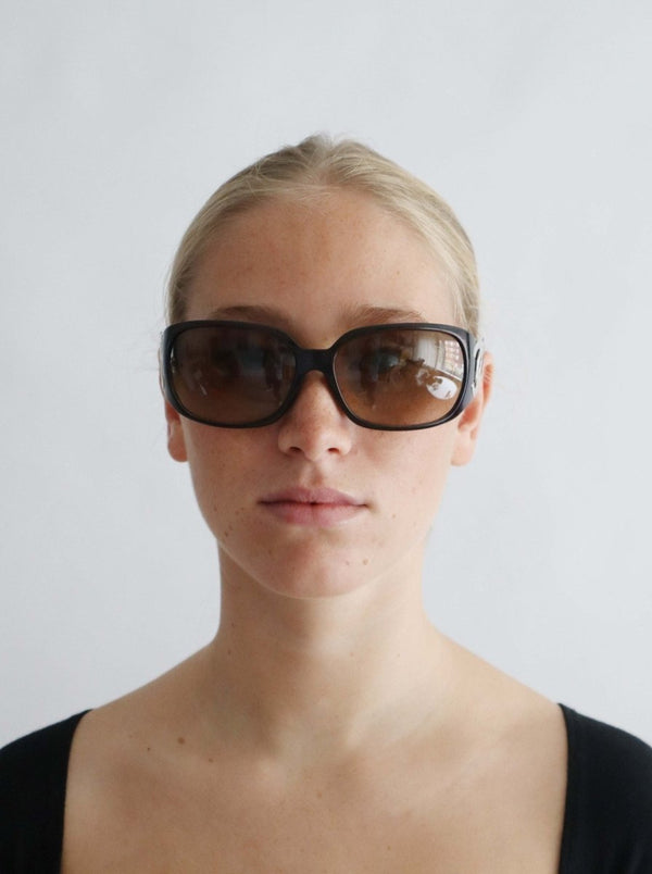 Chanel brown oversized sunglasses - WILDE
