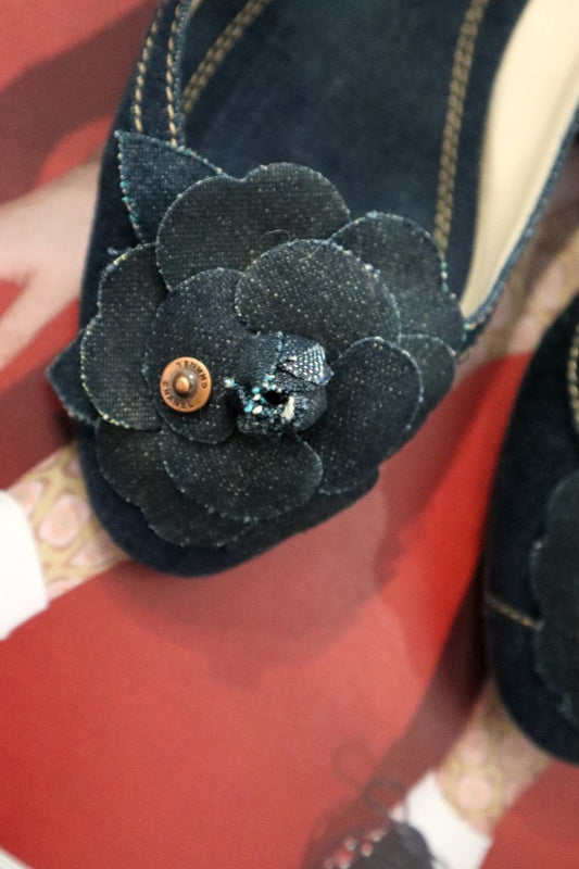 Chanel denim ballerinas - WILDE