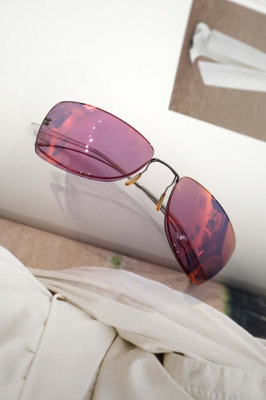 Chanel pink sporty sunglasses - WILDE