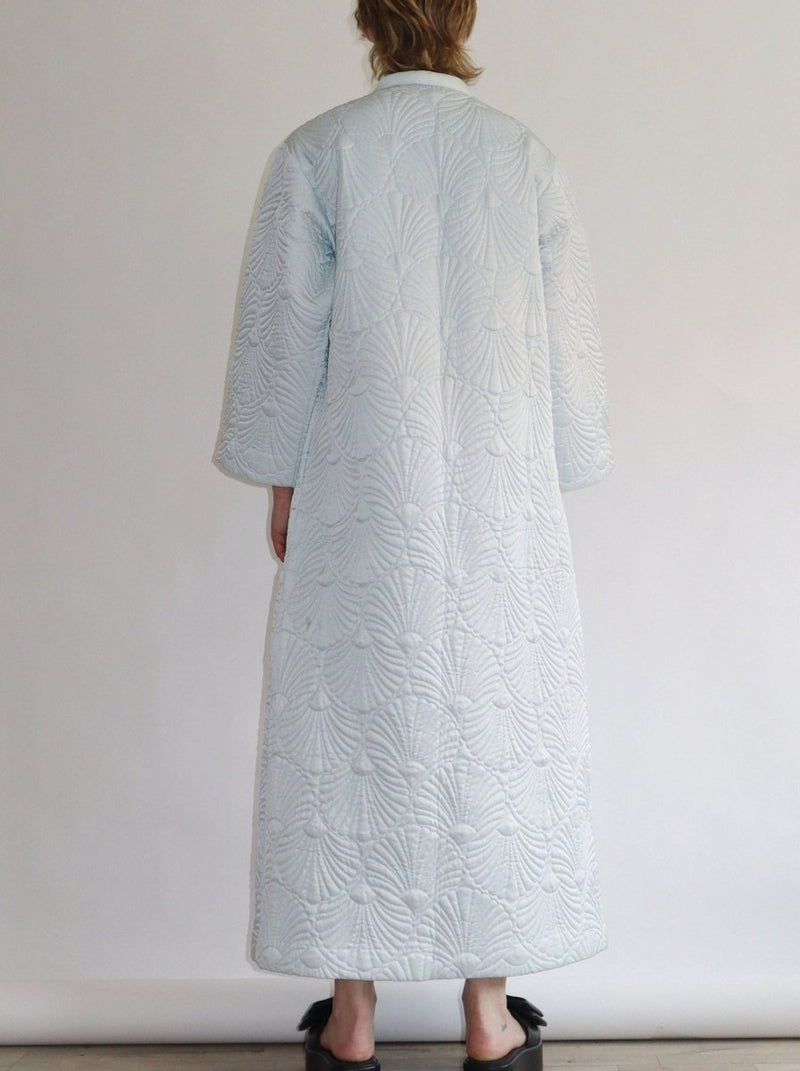 Christian Dior silk quilted robe coat - WILDE