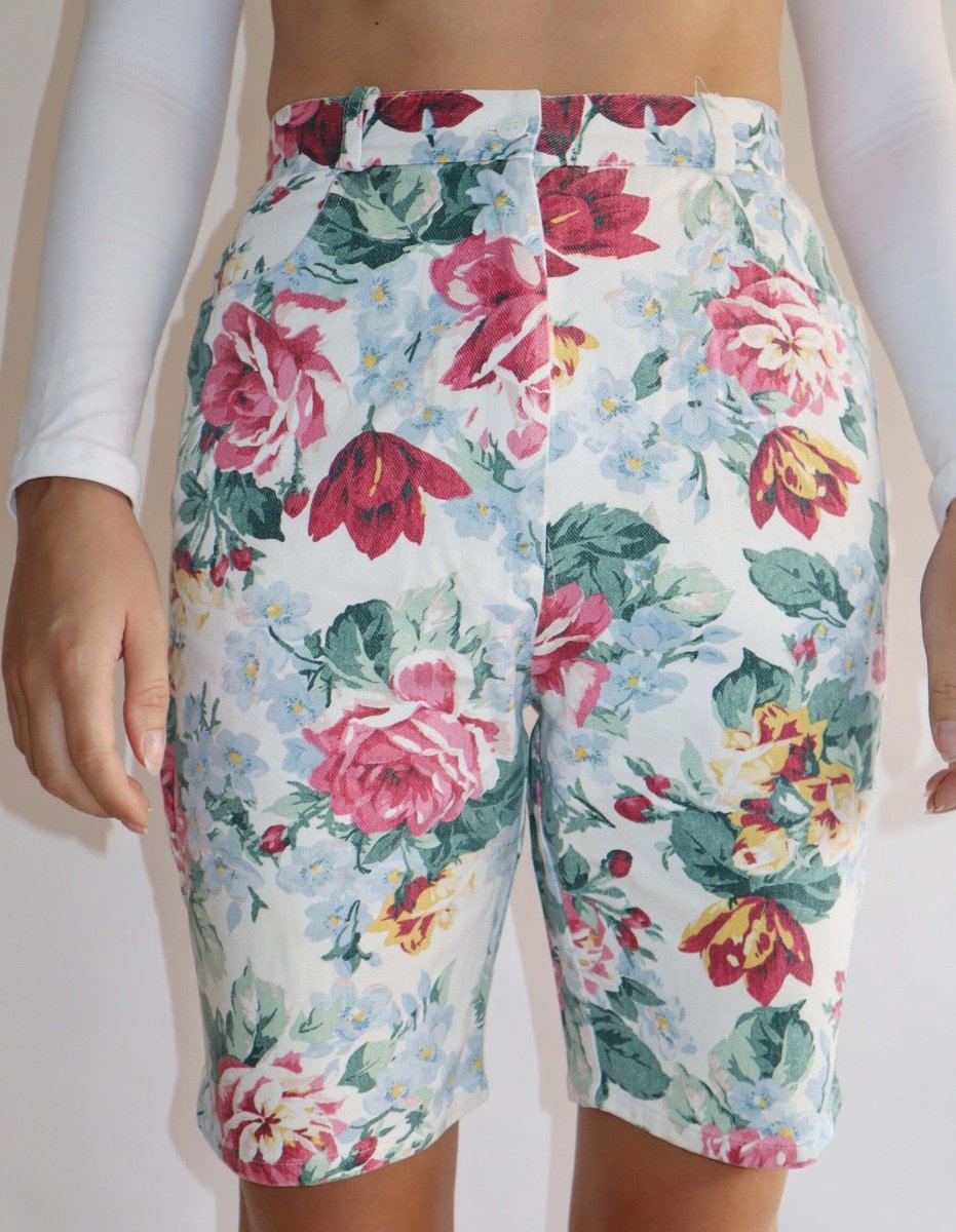 Floral print shorts - WILDE