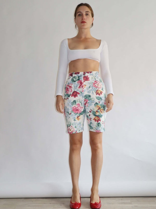 Floral print shorts - WILDE