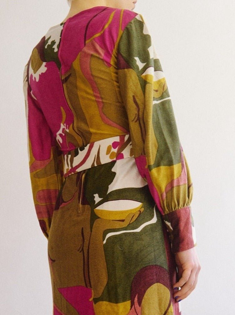 Frank Usher art print dress - WILDE