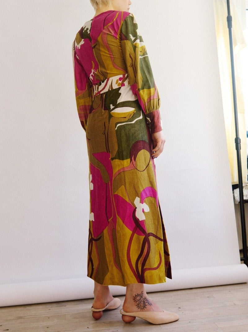 Frank Usher art print dress - WILDE