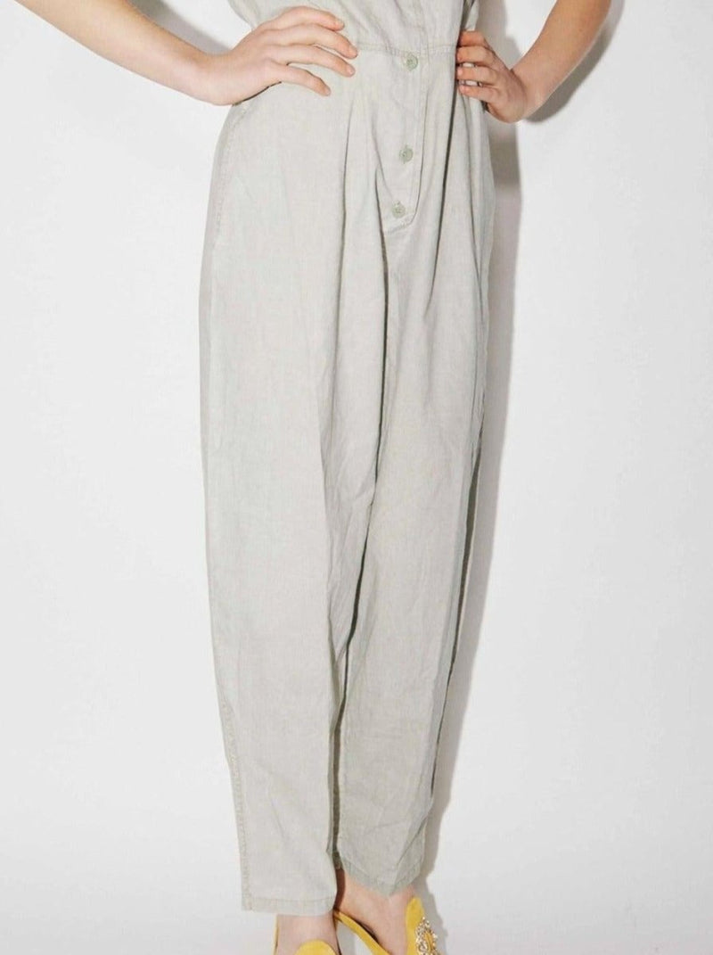 Gray cotton jumpsuit - WILDE