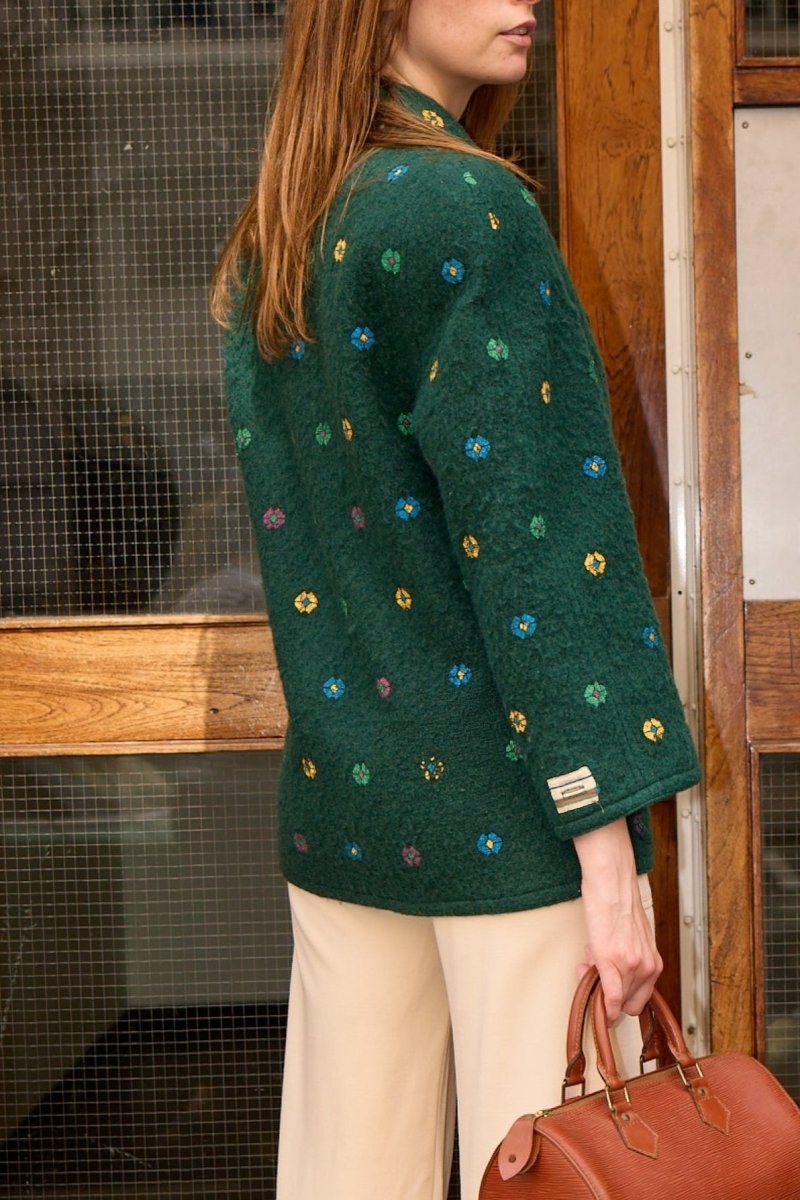 Green wool coat - WILDE