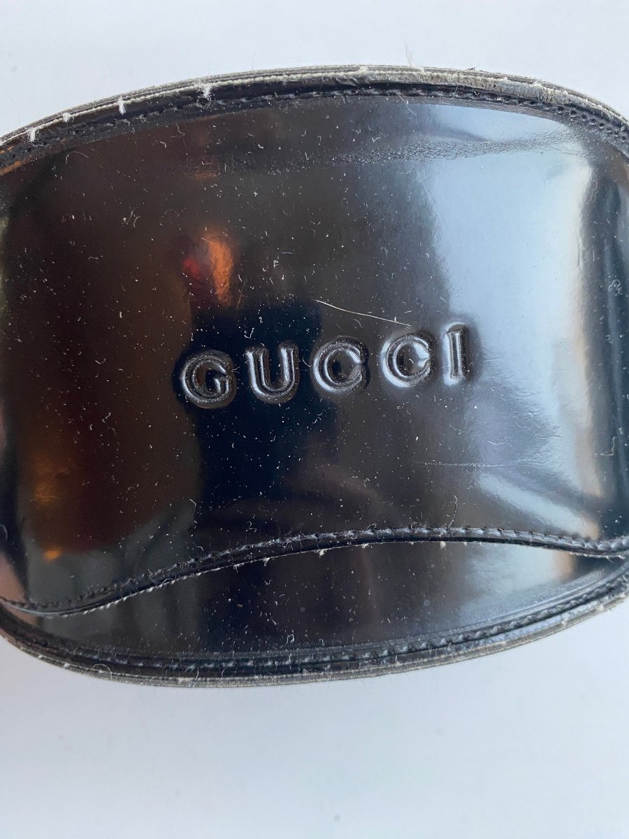 Gucci goggle wrap sunglasses - WILDE