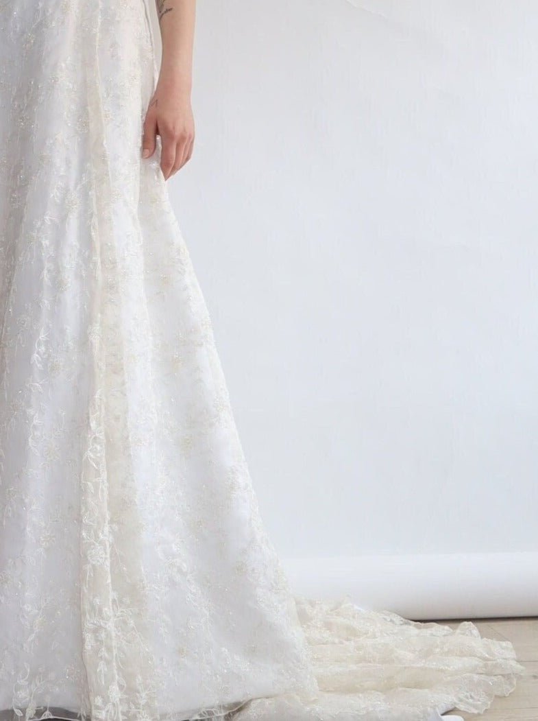 Hanae Mori beaded floral wedding dress - WILDE