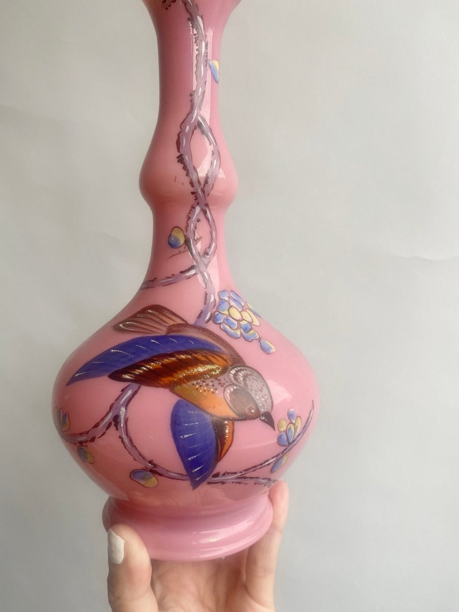 Hand-painted bird vase - WILDE