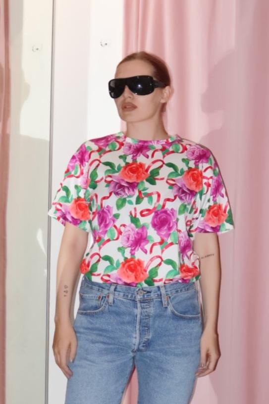 Hermes floral t-shirt - WILDE