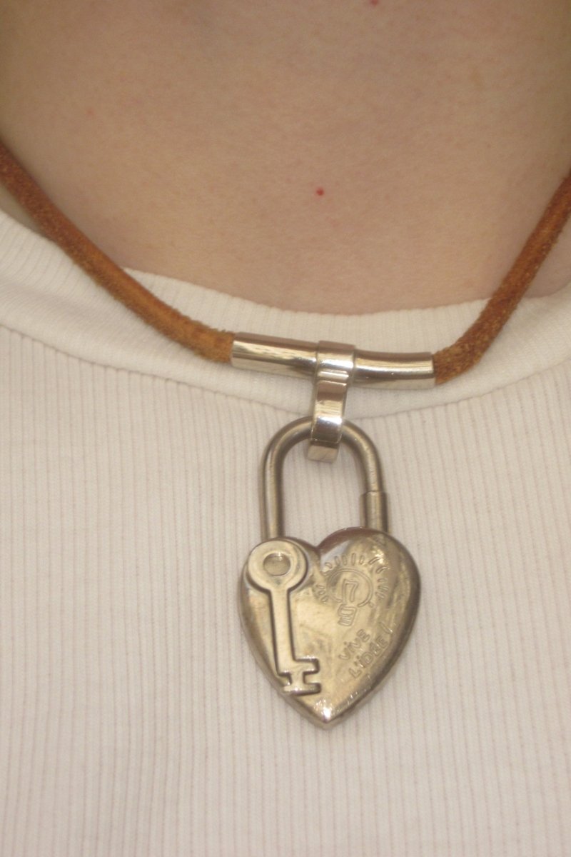 Hermès Vive L'Idee Heart Padlock Choker Necklace - WILDE