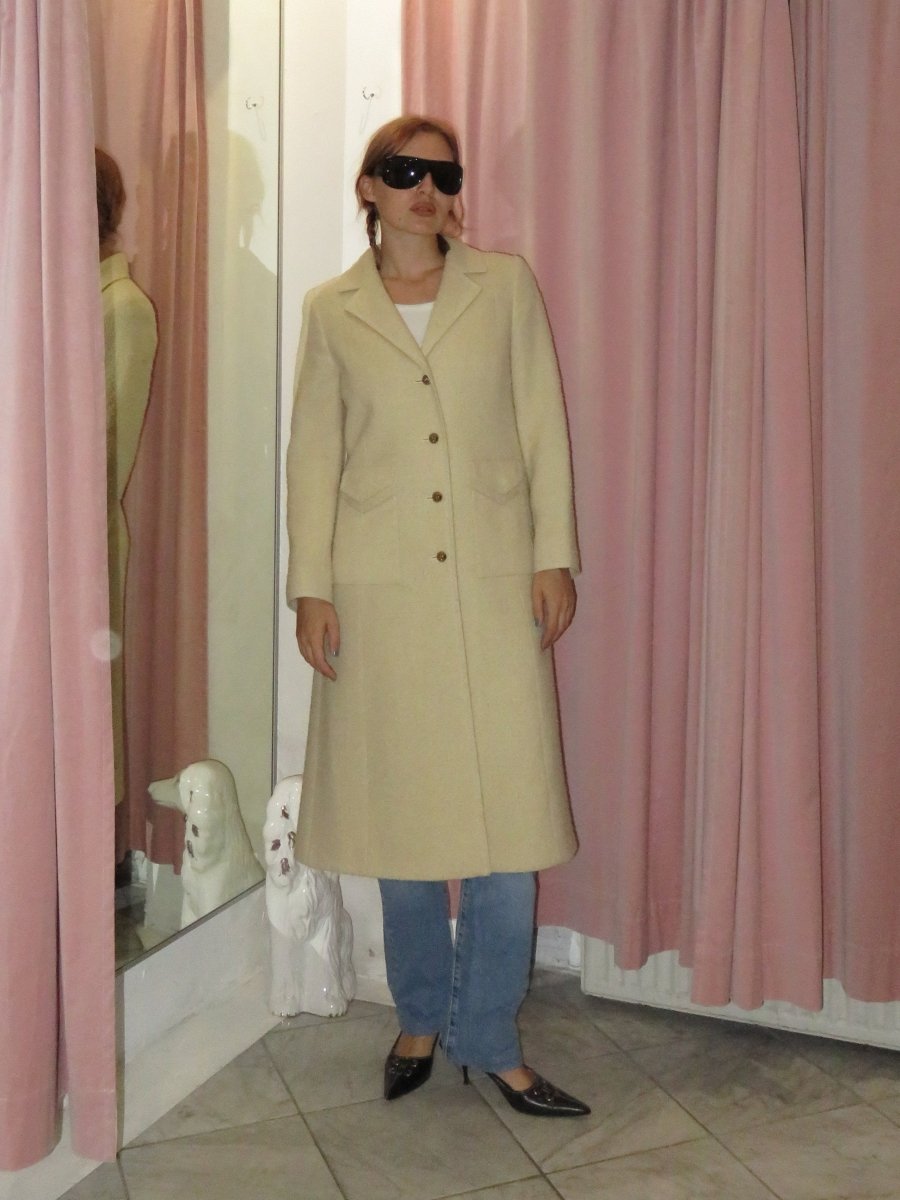 Hettemarks cream wool coat - WILDE