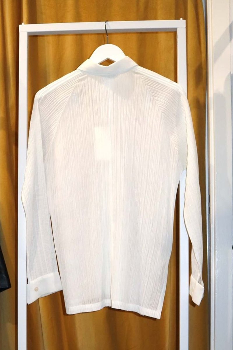 Issey Miyake white pleat set - WILDE