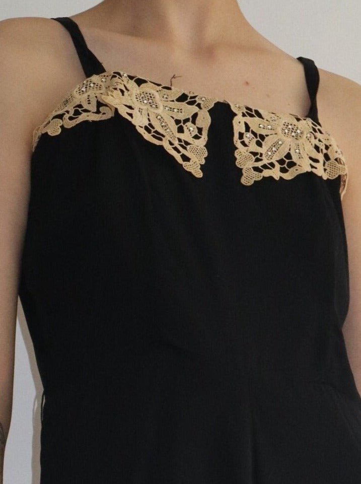Lace black dress - WILDE