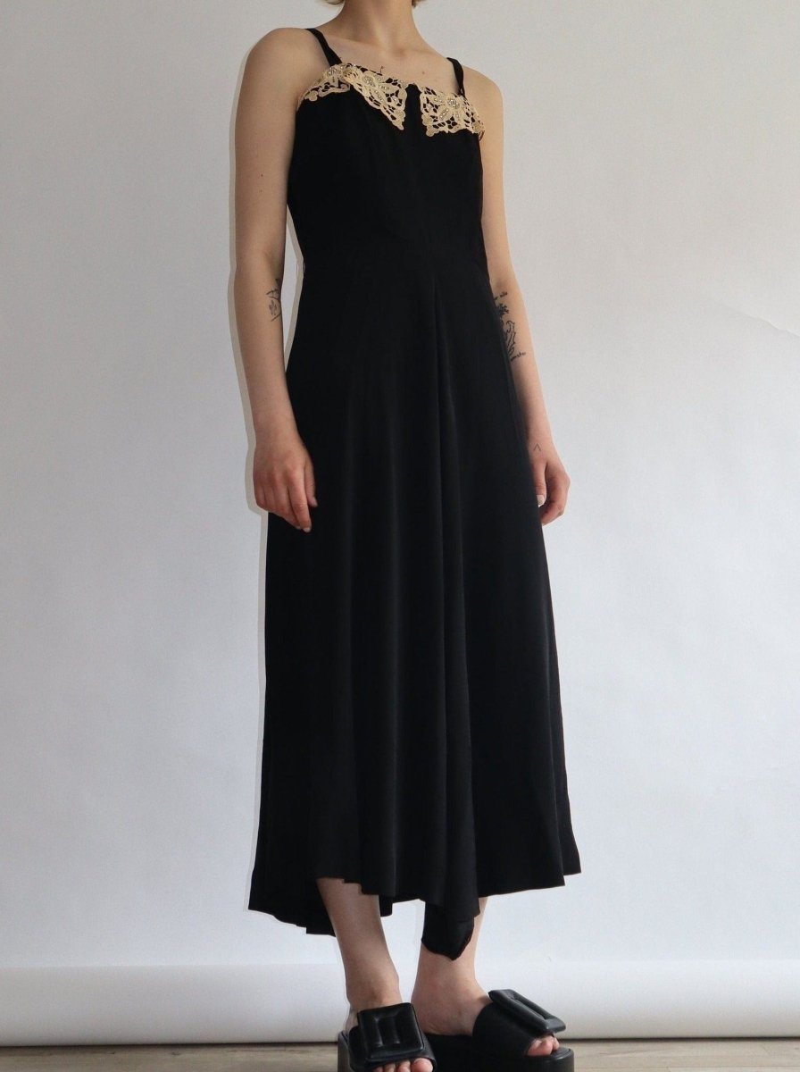 Lace black dress - WILDE