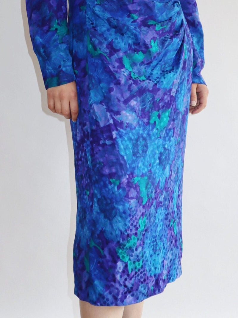 Louis Feraud silk floral dress - WILDE