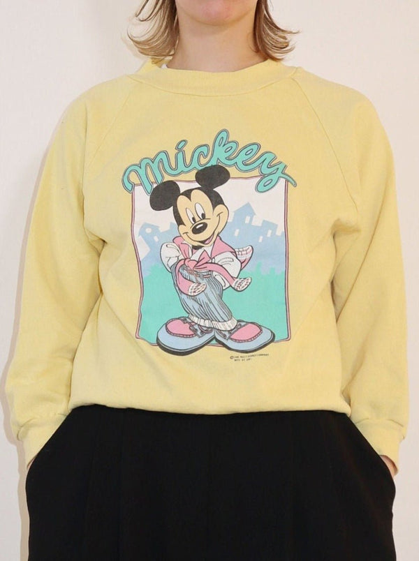 Mickey yellow sweatshirt - WILDE