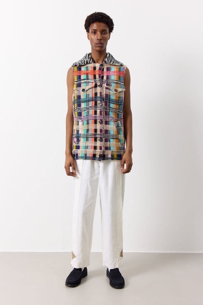 Missoni wool check vest - WILDE