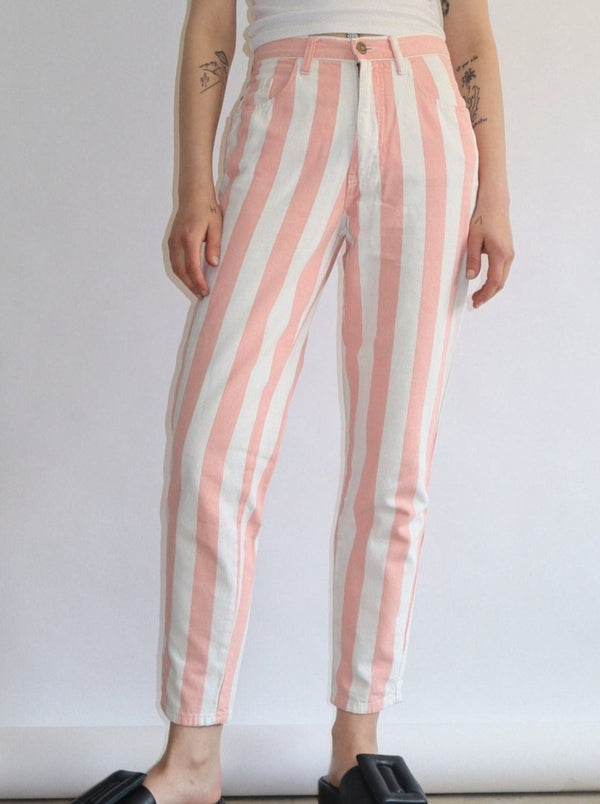 Moschino pink striped pants - WILDE