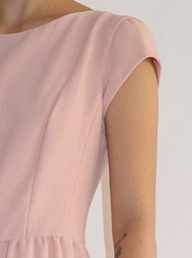 Moschino pink wool mini dress - WILDE