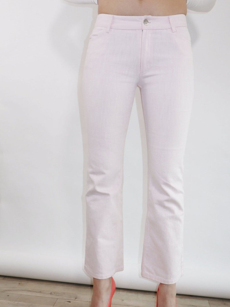 Pink Courreges denim jeans - WILDE